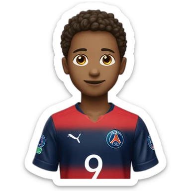 psg-jersey-print-name-enzo-number-9-kid sticker