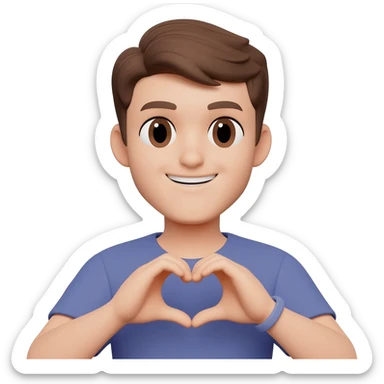 İ love you sticker