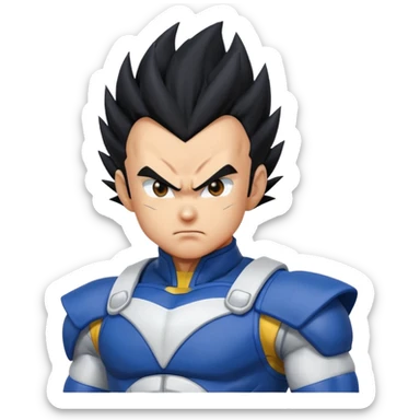 Vegeta ulta ego sticker