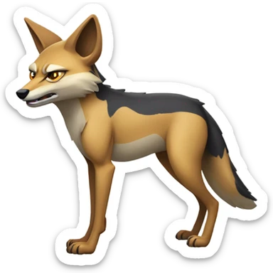 Jackal Z Let It Die sticker