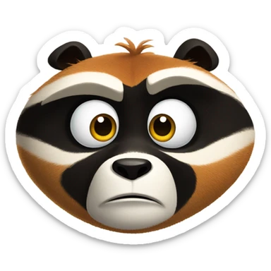 Oo from Kung fu panda  sticker