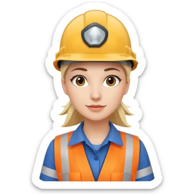 30-year-old female logistics center manager sticker