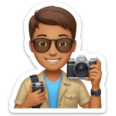  travel youtuber sticker