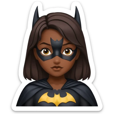 Batman, niña sticker