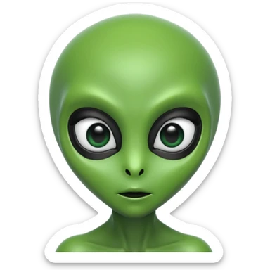 Alien sticker