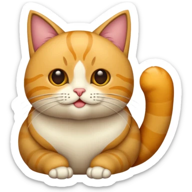 gato arranhando uma criança sticker