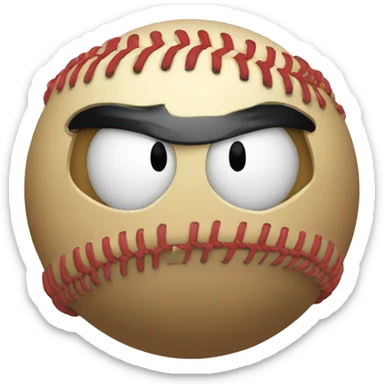 baseball sticker