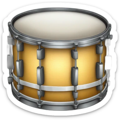 Preset_357 it's a big concert Bass Drum instrument sticker