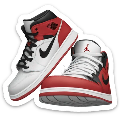 Jordan sneakers and textbook sticker