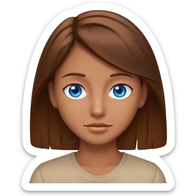 CREATE ME A NICE BOERTJIE BROWN HAIR TANNED SKIN AND BLUE EYES sticker