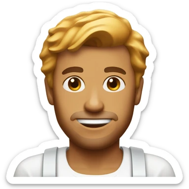 a guy with kfc bucket sticker