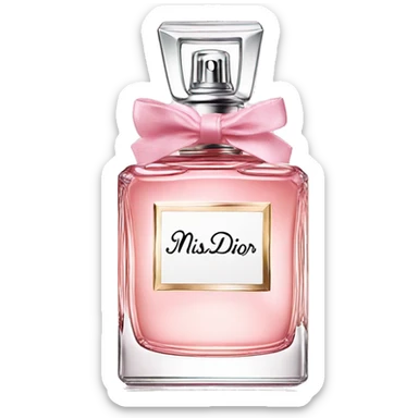 Miss dior perfume sticker
