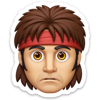 Ecureil qui ressemble à Rambo sticker