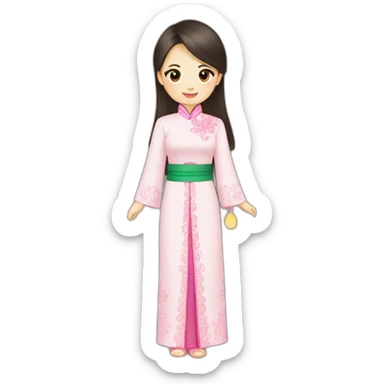 Ao dai  sticker