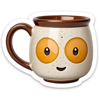 Handmade mug sticker