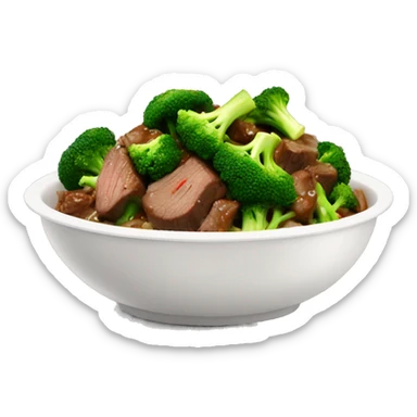 beef and broccoli stir fry sticker