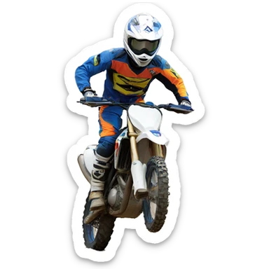 Moto cross  sticker