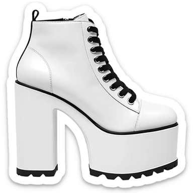 Calzado Qozmo White  marca YRU sticker