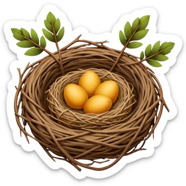 birdnest sticker