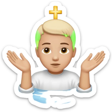 baptism sticker
