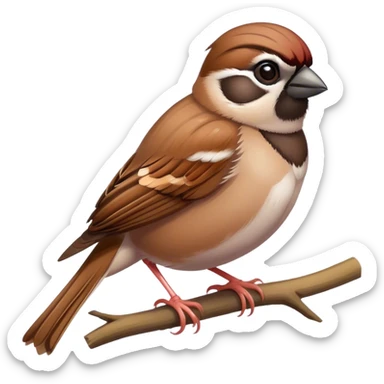 Eurasian Tree Sparrow sticker