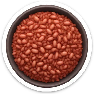 Red rice and beans sticker