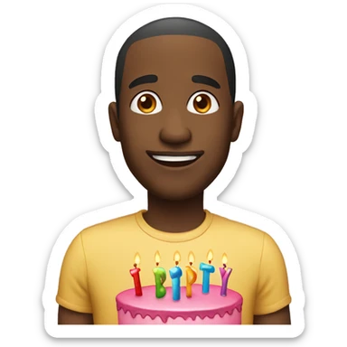 Happy birthday sticker