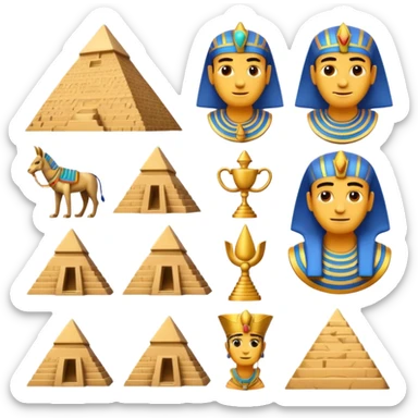 ancient history emoji set sticker