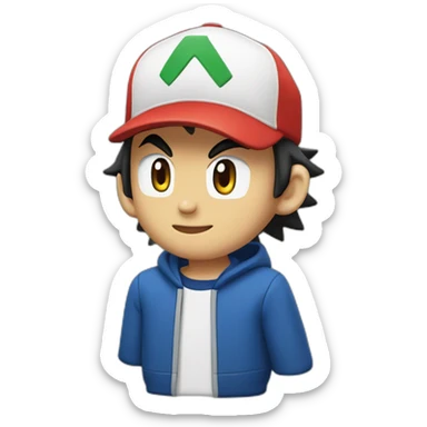 ash ketchum sticker