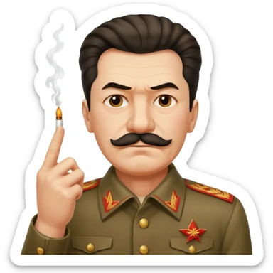 스탈린이 가운데 손가락를 날림 sticker