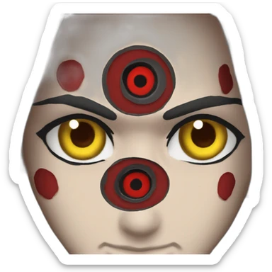 Itachi Uchiha using sharingan sticker