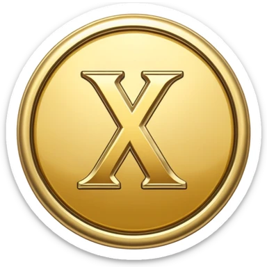 A golden bordered XI badge sticker