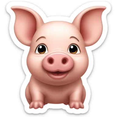 Piglet copper sticker