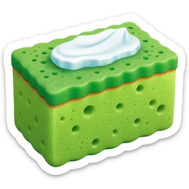 Sabão e bucha da cozinha sticker