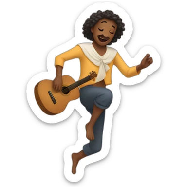 Gaúcho dançando  sticker