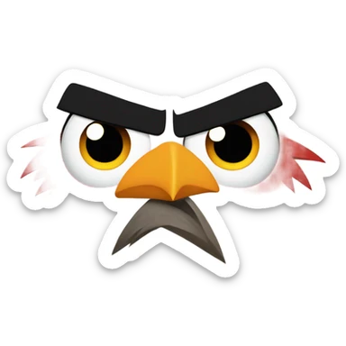 angry birds sticker