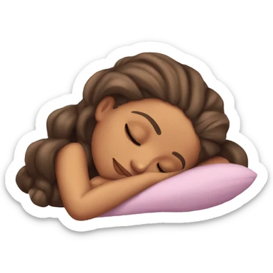 Ariana Grande sleeping sticker