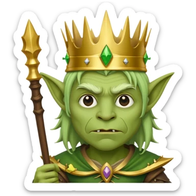 
Goblin king – Crown, staff





 sticker