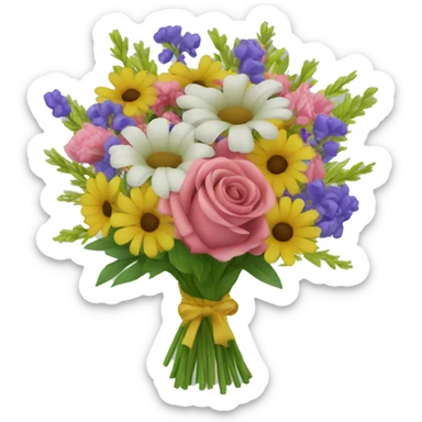 bouquet sticker