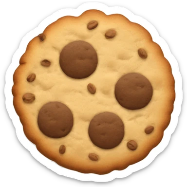 Draw a cookie with an oat.  sticker