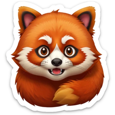 A random cool animal thats veeeeery angry sticker