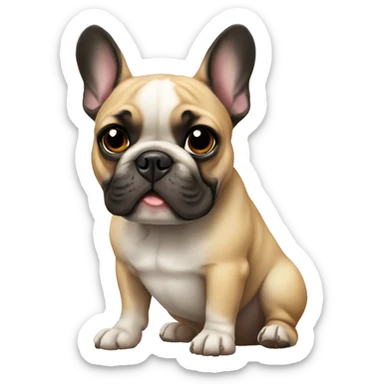 French bulldog  sticker
