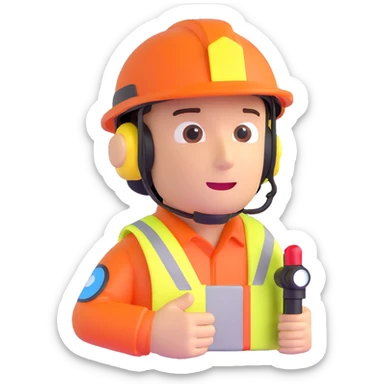 emergency rescue worker safety helmet with light sticker