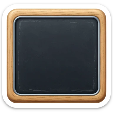 Chalkboard eraser sticker