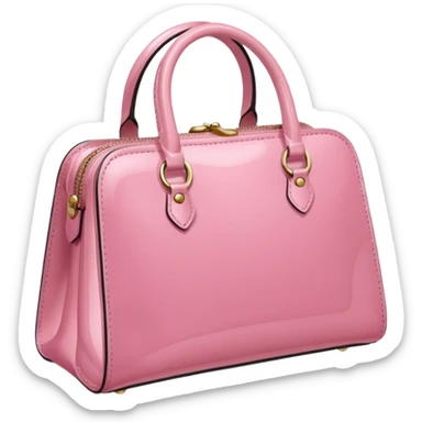 Clean girl pink bag sticker