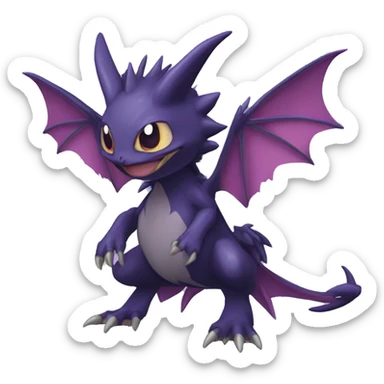  Noibat-Noivern-Nargacuga-Fakémon sticker