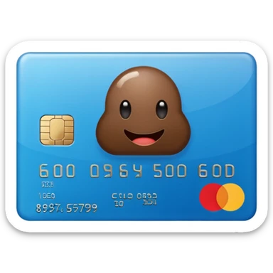 💳 with TURD LOGO sticker