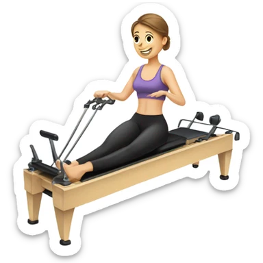 Pilates reformer  sticker