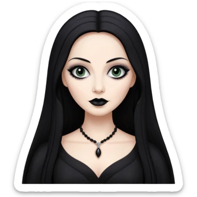 Morticia Addams
 sticker