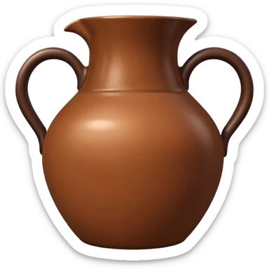 create a jug with two handles sticker